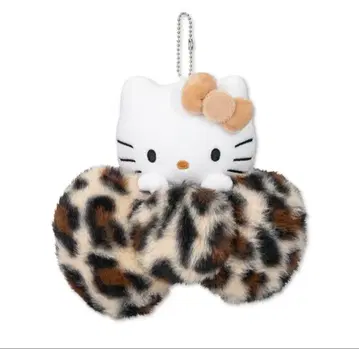 헬로키티 마스코트 참 레오파드 무늬 아베일 한정판 키티 축제