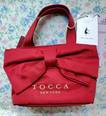 TOCCA 리본 포함 레드 파우치