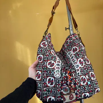 기하학 패턴 숄더백