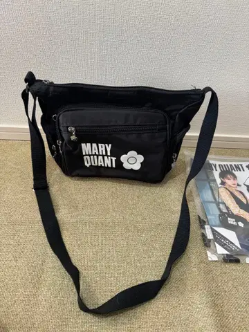 마리콴트 숄더백 블랙