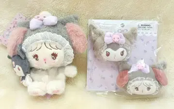 쿠로미 mikko illustrations 마스코트 홀더 헤어 클립 2개