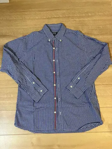 [ BEAMS ] 체크 무늬 긴팔 셔츠 XL