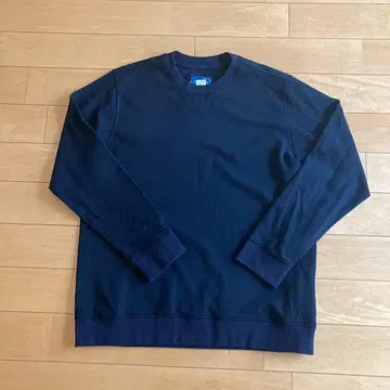 다케오 키쿠치 와플 긴팔 티셔츠 다크 네이비