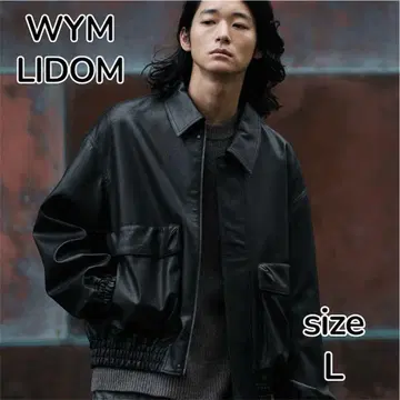 ARTIFICIAL GRAIN SHORT BLOUSON 블랙 L 사이즈