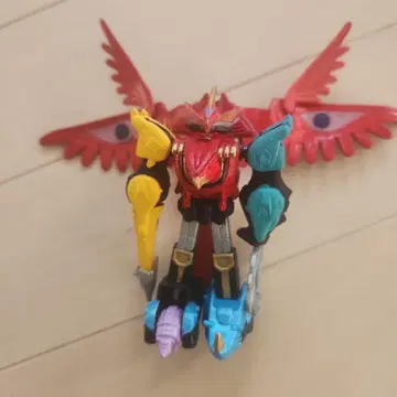 가샤폰 가오레인저 가오이카로스 & 가오킹 두체 세트 피규어 날개 포함