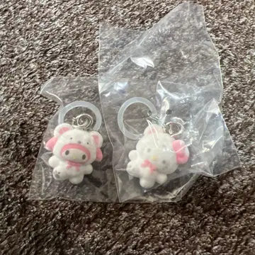 산리오 가챠 스노우 메지루시 액세서리