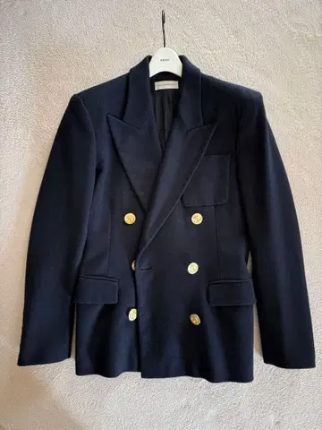 FAITH CONNEXION 네이비 더블 브레스트 자켓