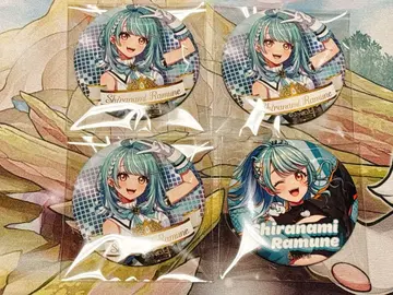 부이 스포 페스티벌 캔뱃지 시라나미 라무네 4개 세트