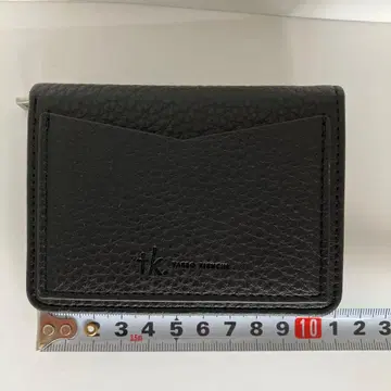 tk. 다케오 키쿠치 3단 폴더형 지갑 블랙