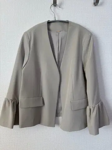 Mila Owen 노카라 자켓 아이보리