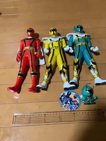 진심 레인저 소프트 비닐 키링 캔 배치 세트