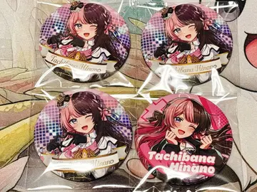 브이스포 페스티벌 캔뱃지 타치바나 히나노 4개 세트