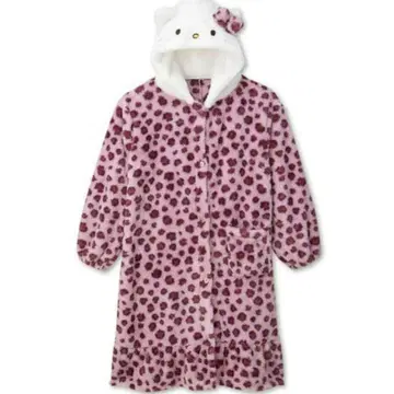 키티 레오파드 무늬 핑크 파자마 인형옷 M-L 아베일