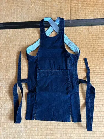 에도이치 축제 복대 청색 줄무늬 (정남염) 1척 8촌 고급 축제 용품