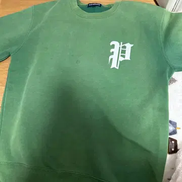 그린 P 로고 트레이닝복