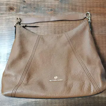 MICHAEL KORS 브라운 가죽 숄더백