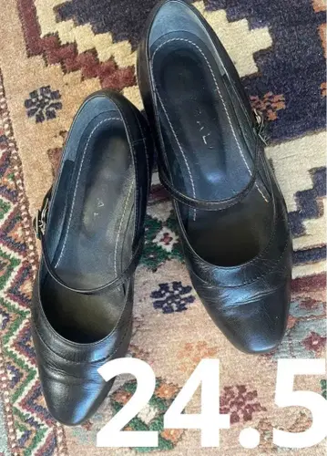 REGAL 스트랩 슈즈 24.5cm 블랙 포멀 오피스