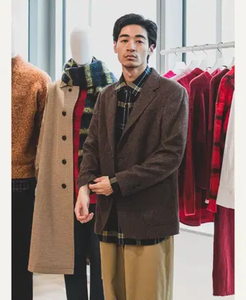 유니클로 JW ANDERSON 테일러드 자켓 울 블렌드 M