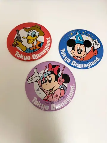 [ 레어템 ] 레트로 도쿄 디즈니랜드 캔배지 세트