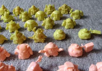 건담 지우개 약 110체