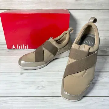 1351 [컨디션 최상] fitfit 핏핏 슬립온 베이지 23.5