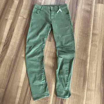 G-STAR RAW ARC 3D SLIM 올리브 그린 치노 팬츠 청바지