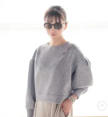 DAISY LIN 밀피유 맨투맨 (Sophie Gray)