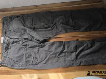 AVIREX 그레이 카고 팬츠 2XL