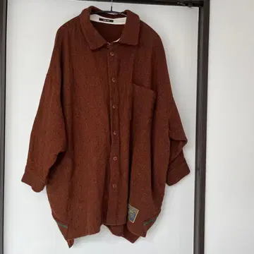 네넷 브라운 버튼 업 셔츠