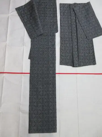 오시마 명주 앙상블 기모노 겉옷