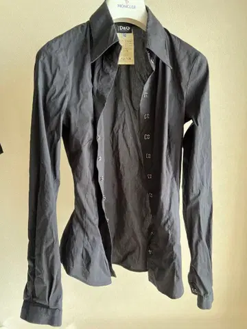 D&G 블랙 버튼 셔츠