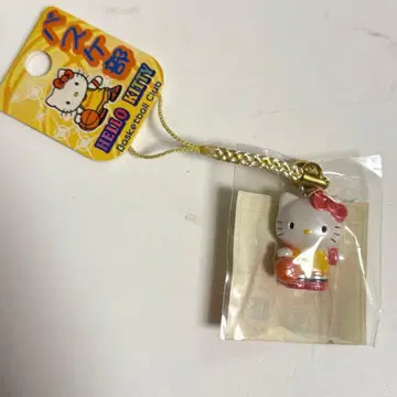 헬로키티 농구부 네츠케 끈 스트랩 2007년 산리오 레트로