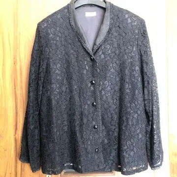 블랙 레이스 테일러드 자켓