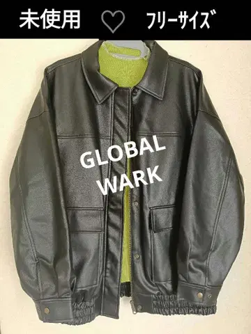 에코 가죽 블루종