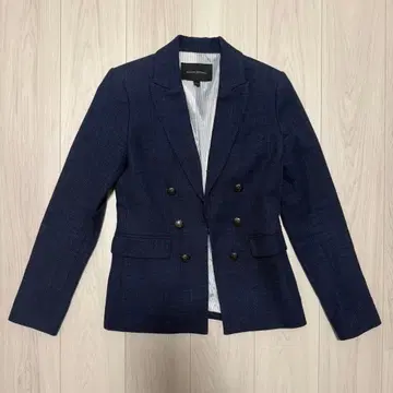 BANANA REPUBLIC 네이비 테일러드 자켓 0사이즈