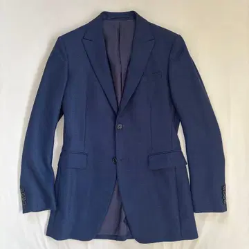 [ 새상품급 ] 소이 soe 실크 혼방 테일러드 자켓 네이비