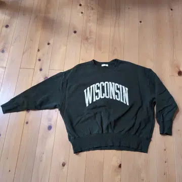 UNITED ARROWS WISCONSIN 로고 다크 그린 트레이닝복