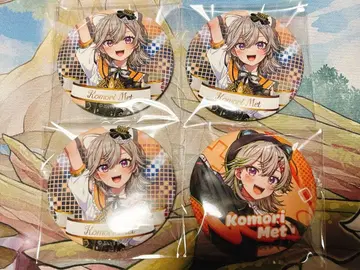 브이스포 페스티벌 캔뱃지 코모리 메토 4개 세트