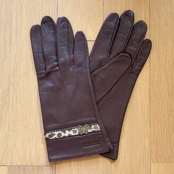 ANNA SUI 가죽 장갑 브라운