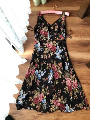 로라 애슐리 오버롤 스커트