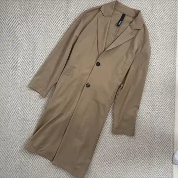 hevo 베이지 더블 브레스트 트렌치코트 48