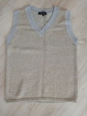 UNTITLED V넥 니트 베스트 사이즈 0