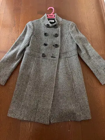 NATURAL BEAUTY BASIC 체크 무늬 코트