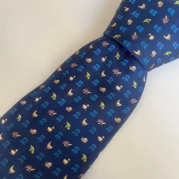 Salvatore Ferragamo 페라가모 넥타이 파랑