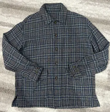 [ 90s ] ESPACE SPORT 남성용 울 체크 셔츠 자켓 L