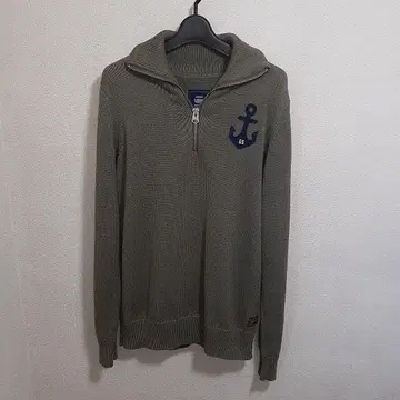 G-STAR RAW 올리브 그린 니트 M