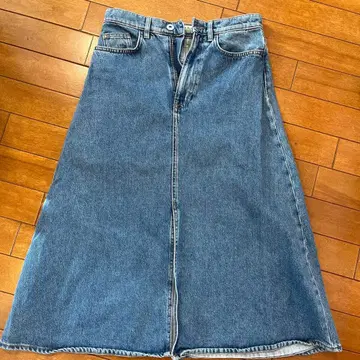 COS 데님 롱 스커트 EUR 32