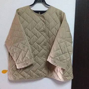 FREAK'S STORE 베이지 퀼팅 자켓