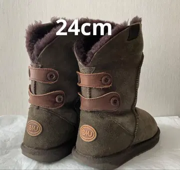 EMU 다크 브라운 어그 부츠 24cm