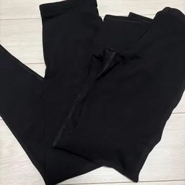 미사용 유니클로 울트라 웜 블랙 스패츠 스트레치 소재 2